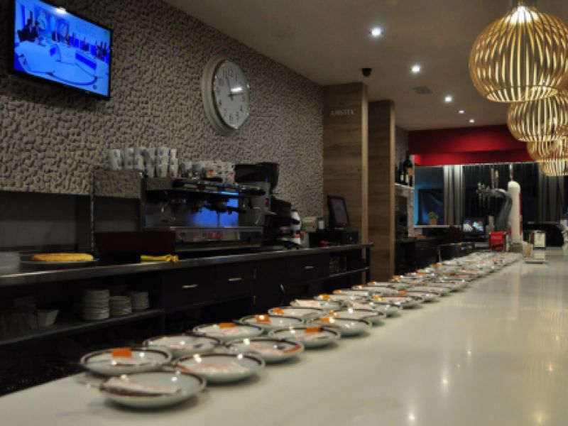 Barra de la cafetería Barra de la cafetería